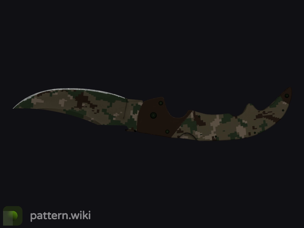 Falchion Knife Forest DDPAT seed 264