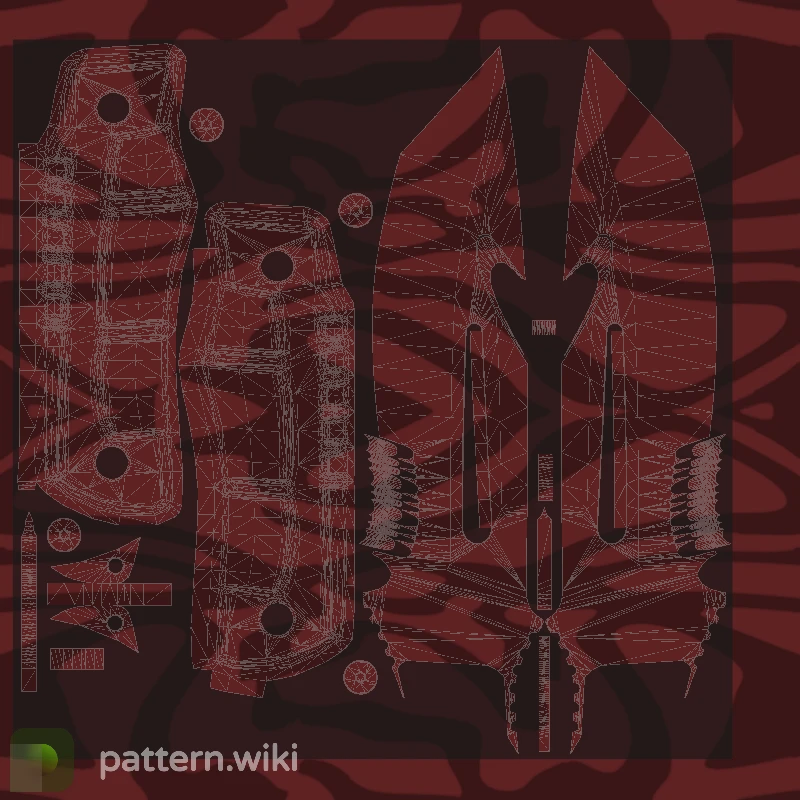 Survival Knife Slaughter seed 490 pattern template