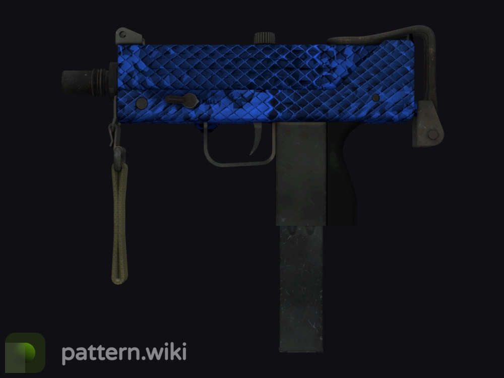 MAC-10 Lapis Gator seed 602