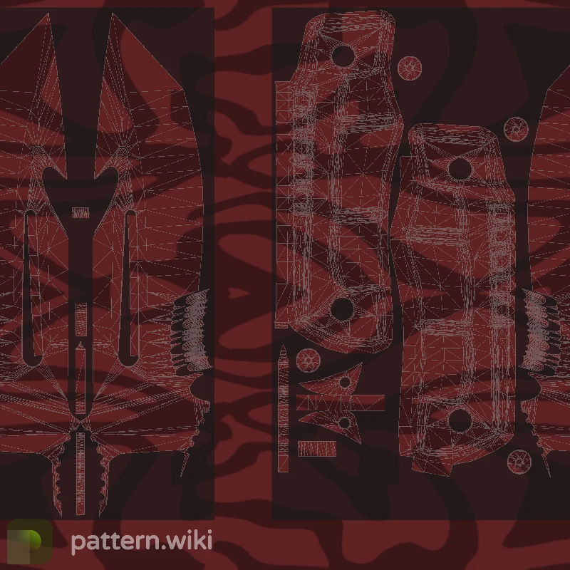 Survival Knife Slaughter seed 988 pattern template