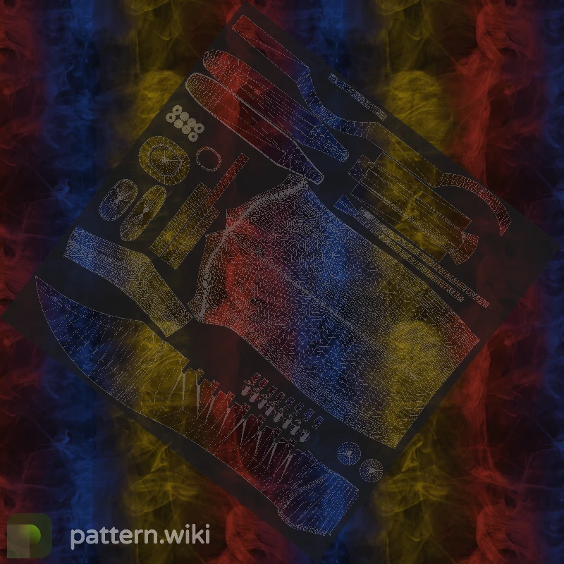 Bowie Knife Marble Fade seed 130 pattern template