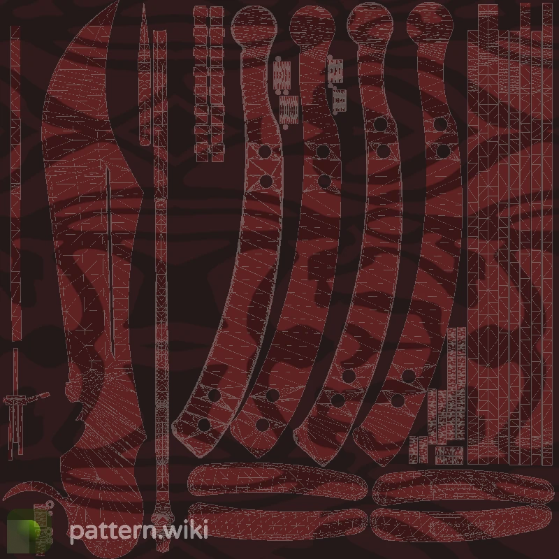 Butterfly Knife Slaughter seed 367 pattern template