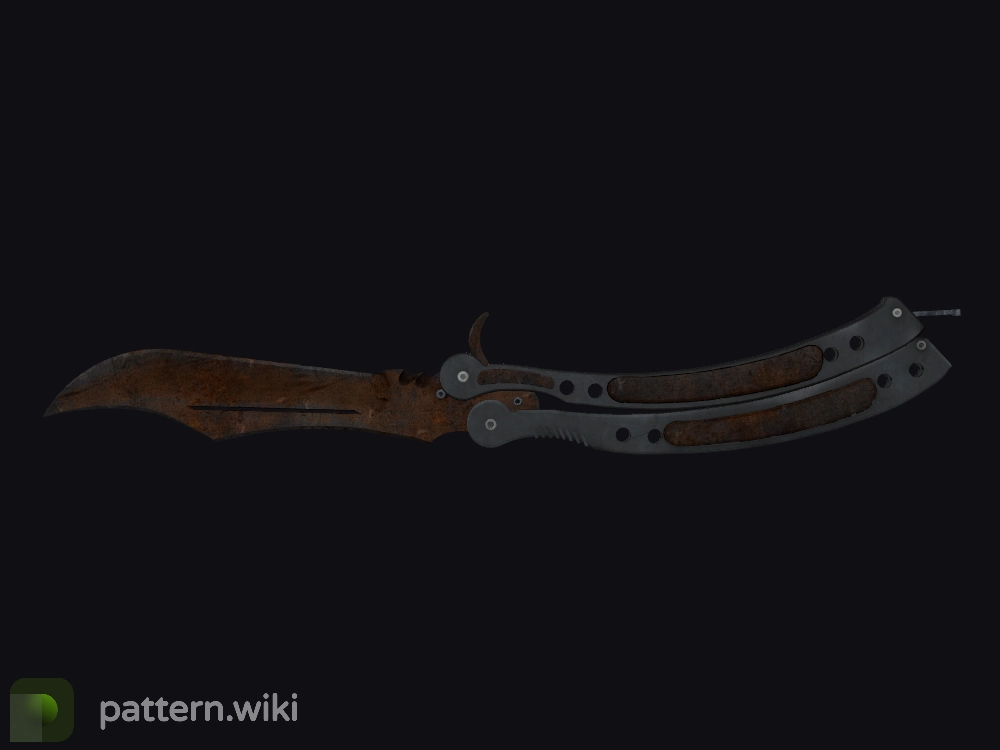 Butterfly Knife Rust Coat seed 67