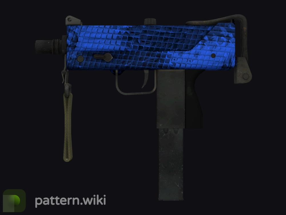 MAC-10 Lapis Gator seed 77