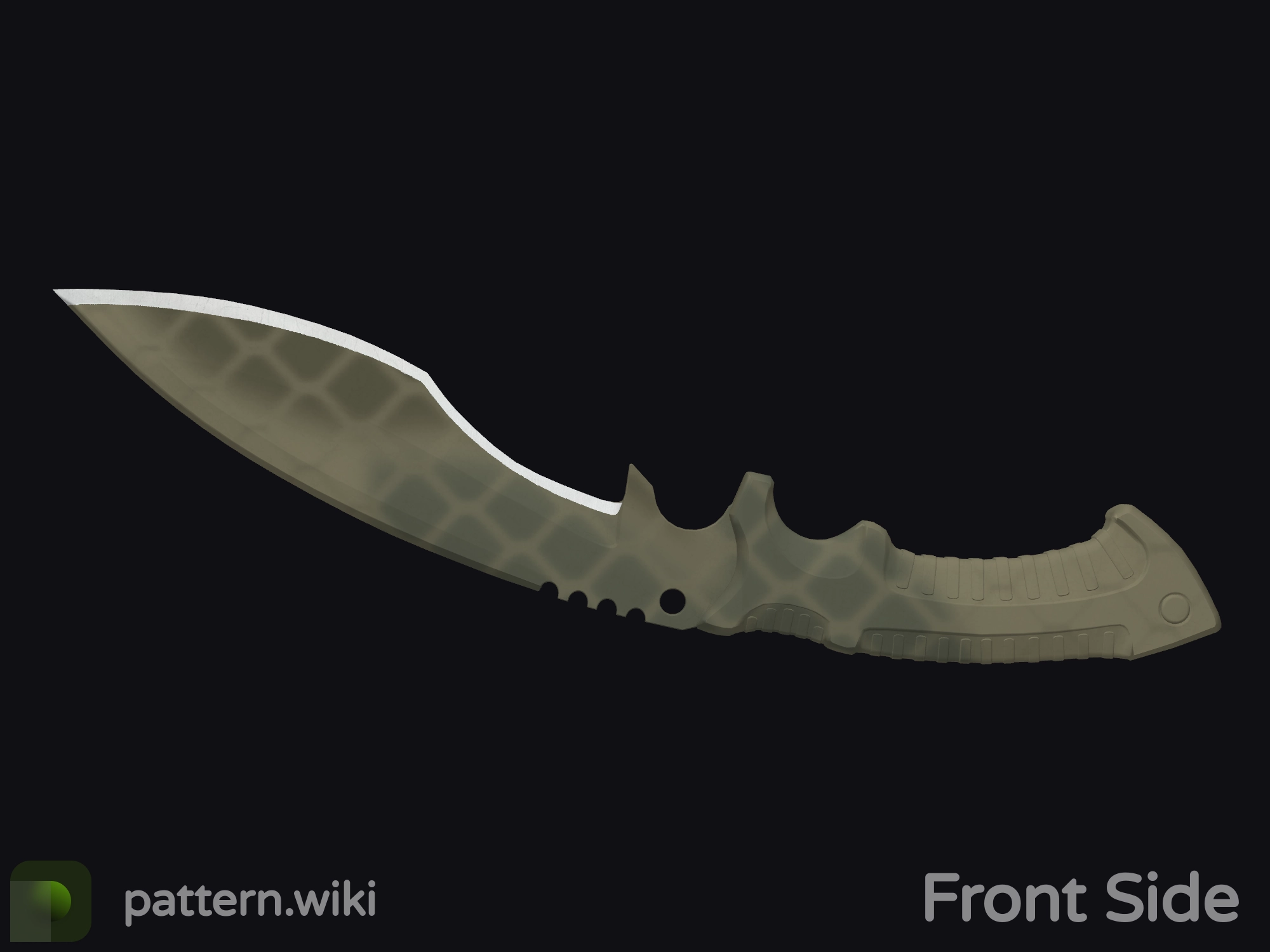 Kukri Knife Safari Mesh seed 733