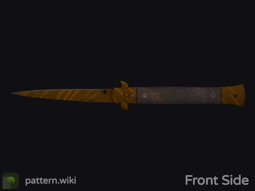 Stiletto Knife Tiger Tooth seed 363