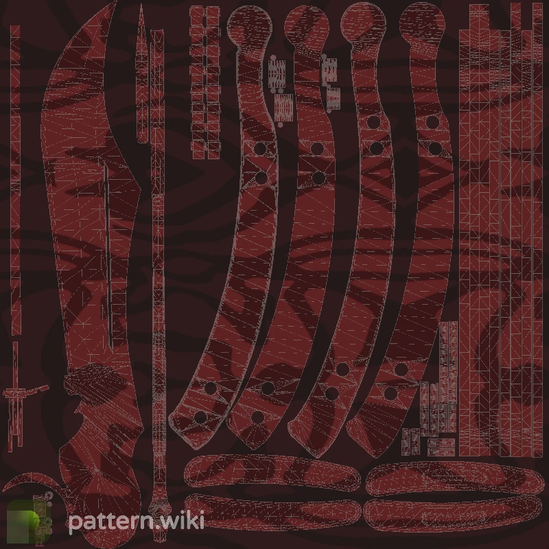 Butterfly Knife Slaughter seed 525 pattern template