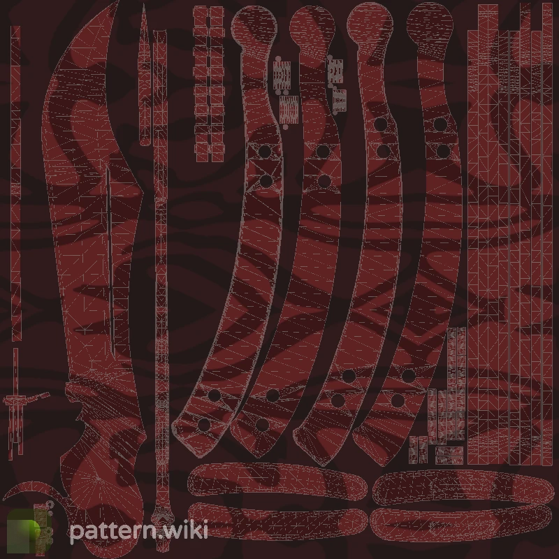 Butterfly Knife Slaughter seed 21 pattern template