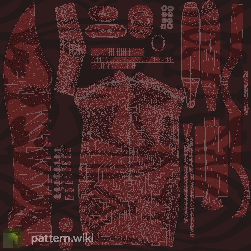 Bowie Knife Slaughter seed 608 pattern template