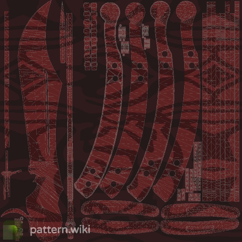 Butterfly Knife Slaughter seed 624 pattern template