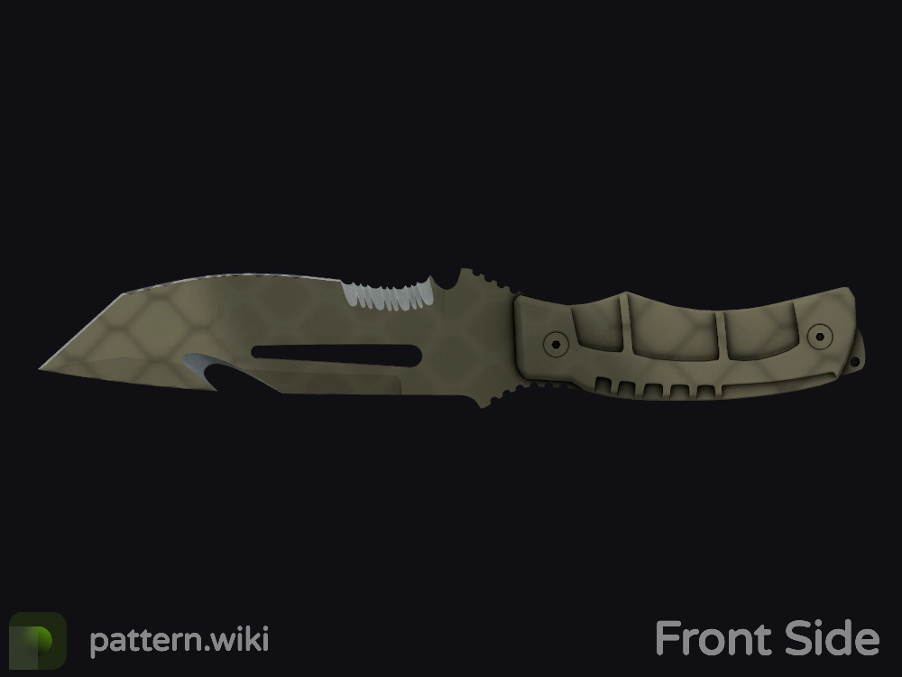 Survival Knife Safari Mesh seed 563