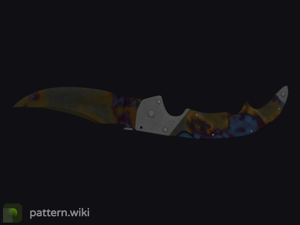 Falchion Knife Case Hardened seed 167