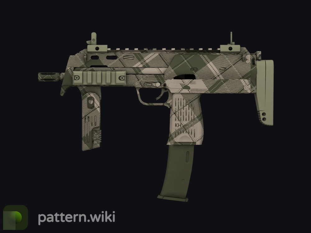 MP7 Olive Plaid seed 398