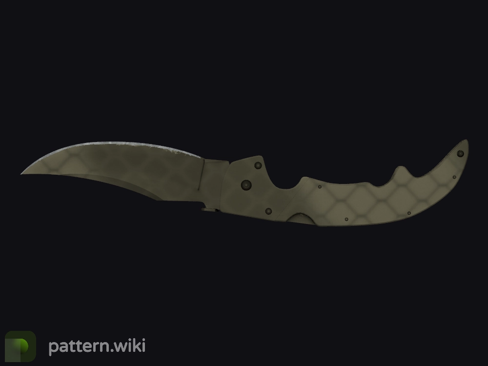 Falchion Knife Safari Mesh seed 972