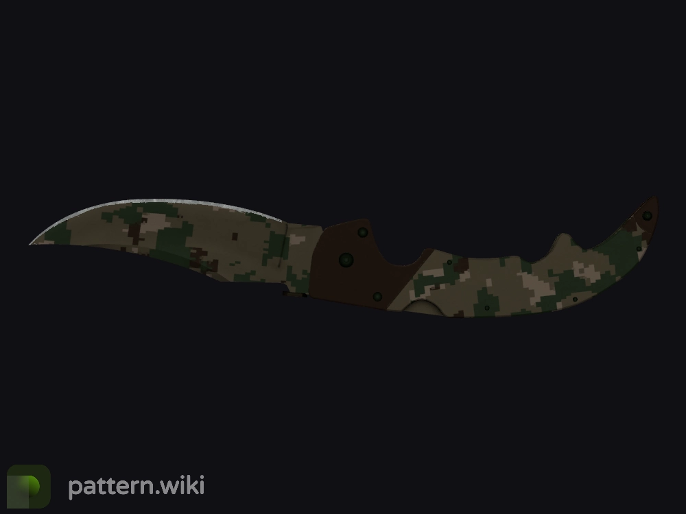 Falchion Knife Forest DDPAT seed 122