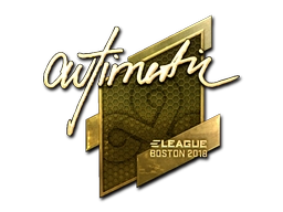 Sticker autimatic (Gold) | Boston 2018 preview