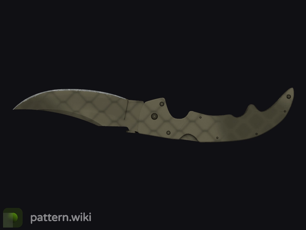 Falchion Knife Safari Mesh seed 38