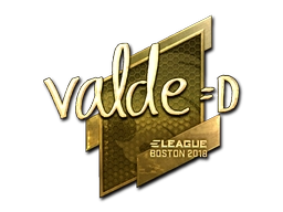 Sticker v4lde (Gold) | Boston 2018 preview