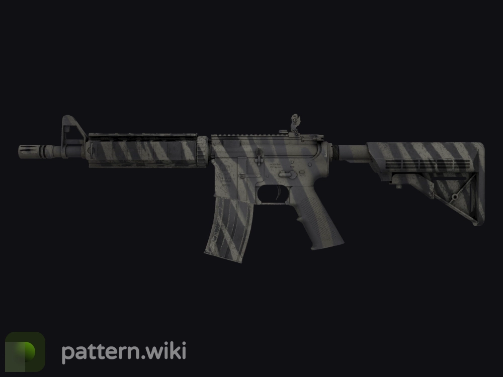 M4A4 Faded Zebra seed 416