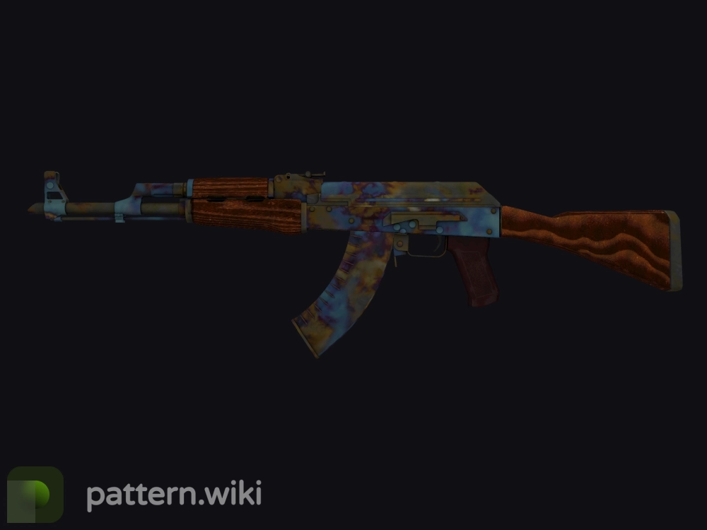 AK-47 Case Hardened seed 91