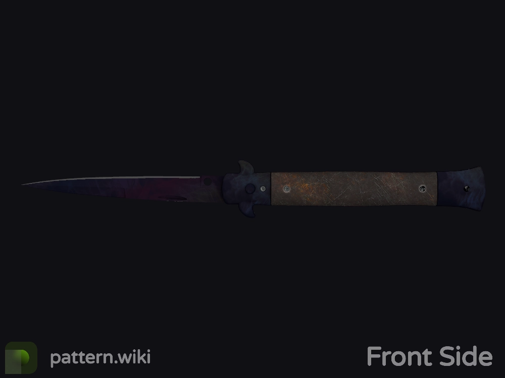 Stiletto Knife Doppler seed 355