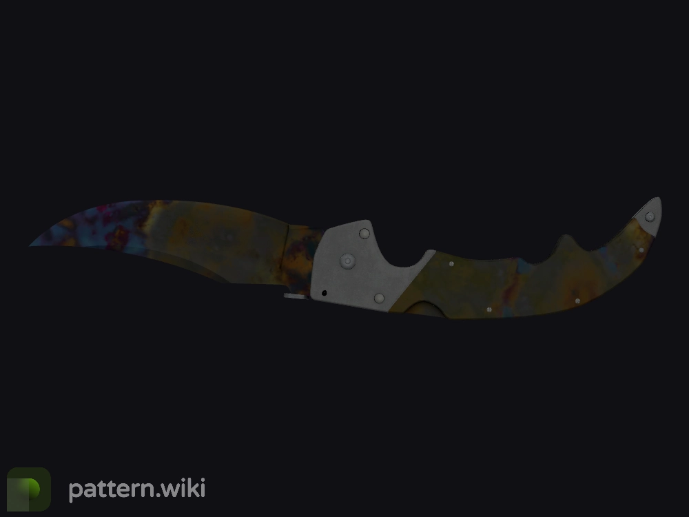 Falchion Knife Case Hardened seed 691