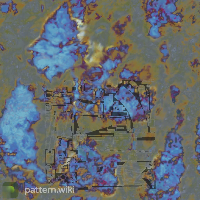 AK-47 Case Hardened seed 268 pattern template