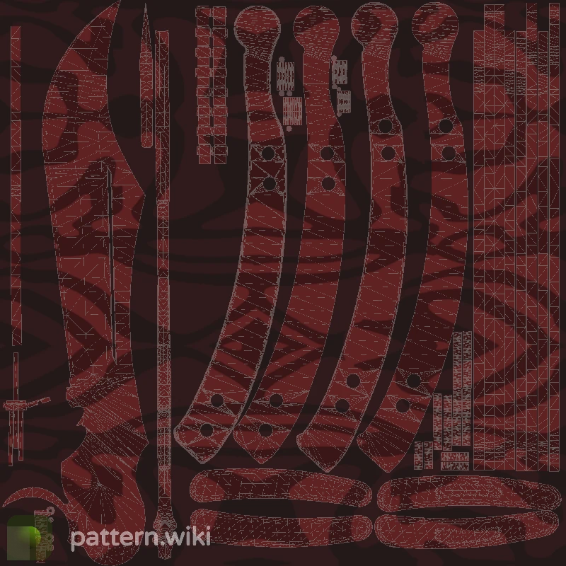 Butterfly Knife Slaughter seed 530 pattern template