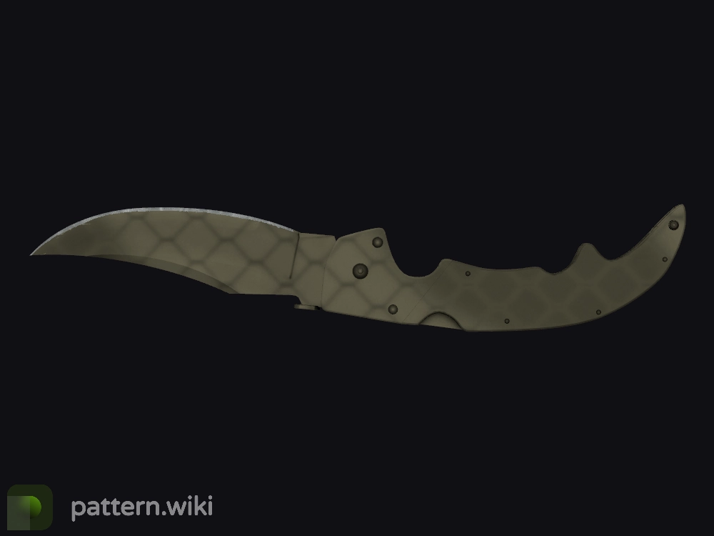 Falchion Knife Safari Mesh seed 709