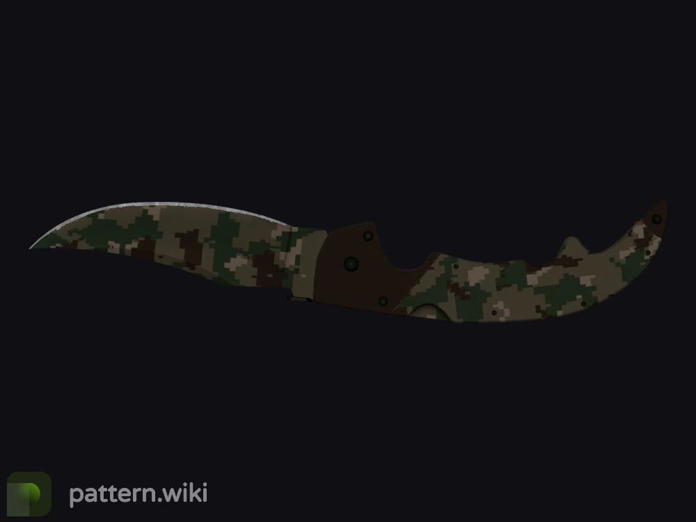 Falchion Knife Forest DDPAT seed 492