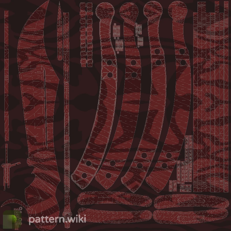 Butterfly Knife Slaughter seed 528 pattern template