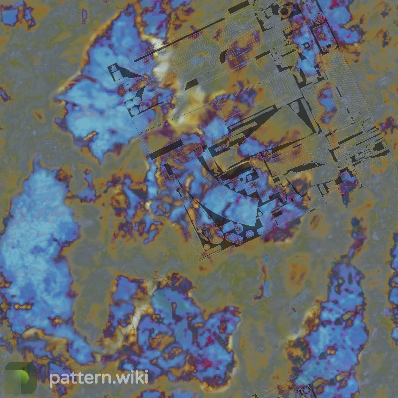 AK-47 Case Hardened seed 732 pattern template