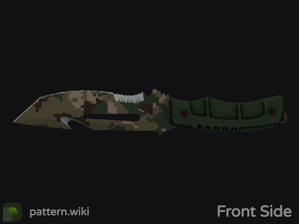 Survival Knife Forest DDPAT seed 204