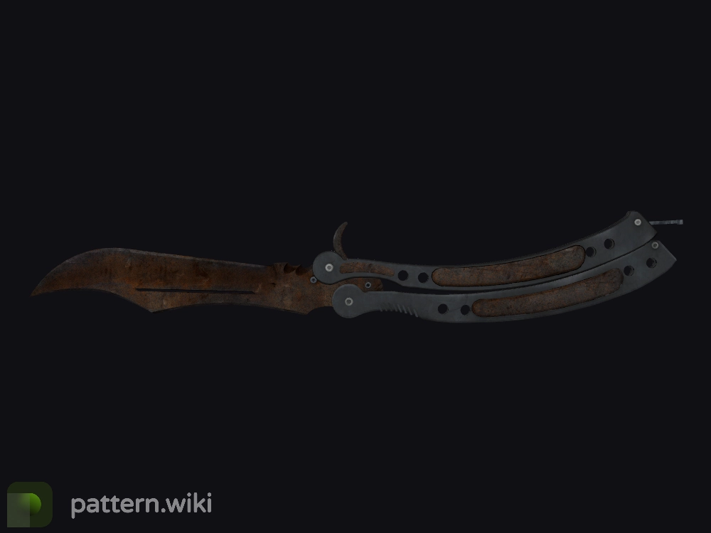 Butterfly Knife Rust Coat seed 389