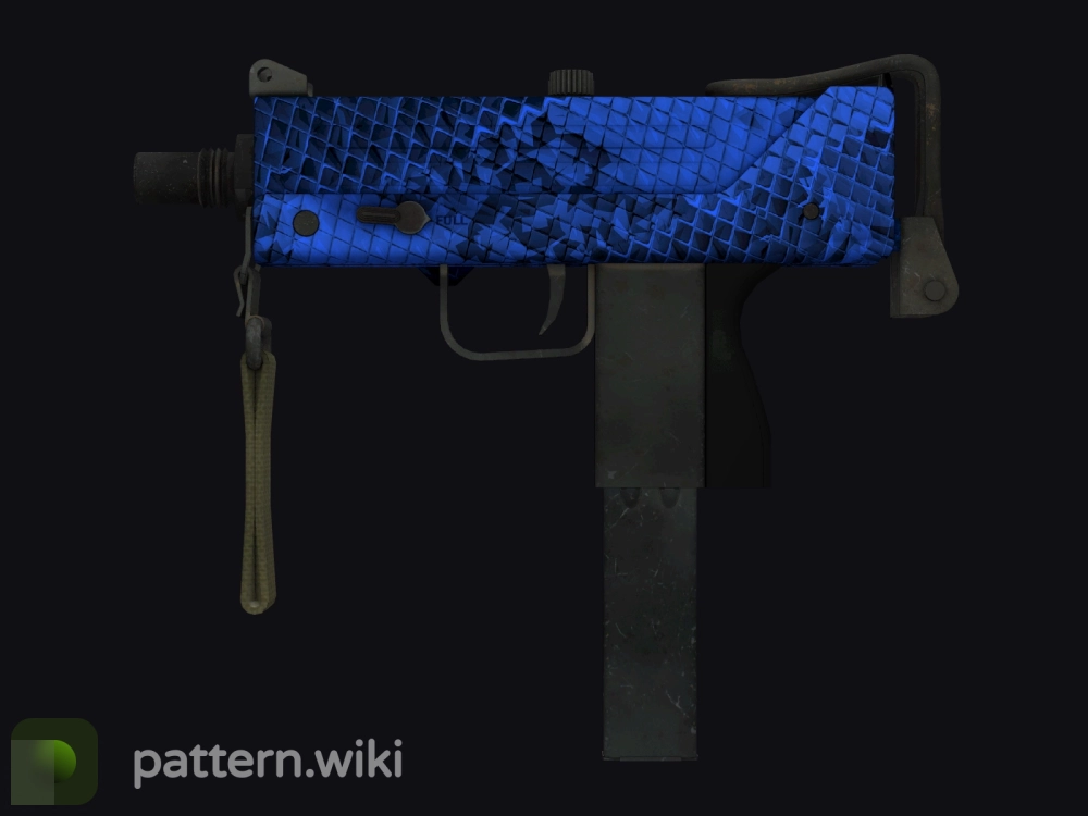 MAC-10 Lapis Gator seed 309