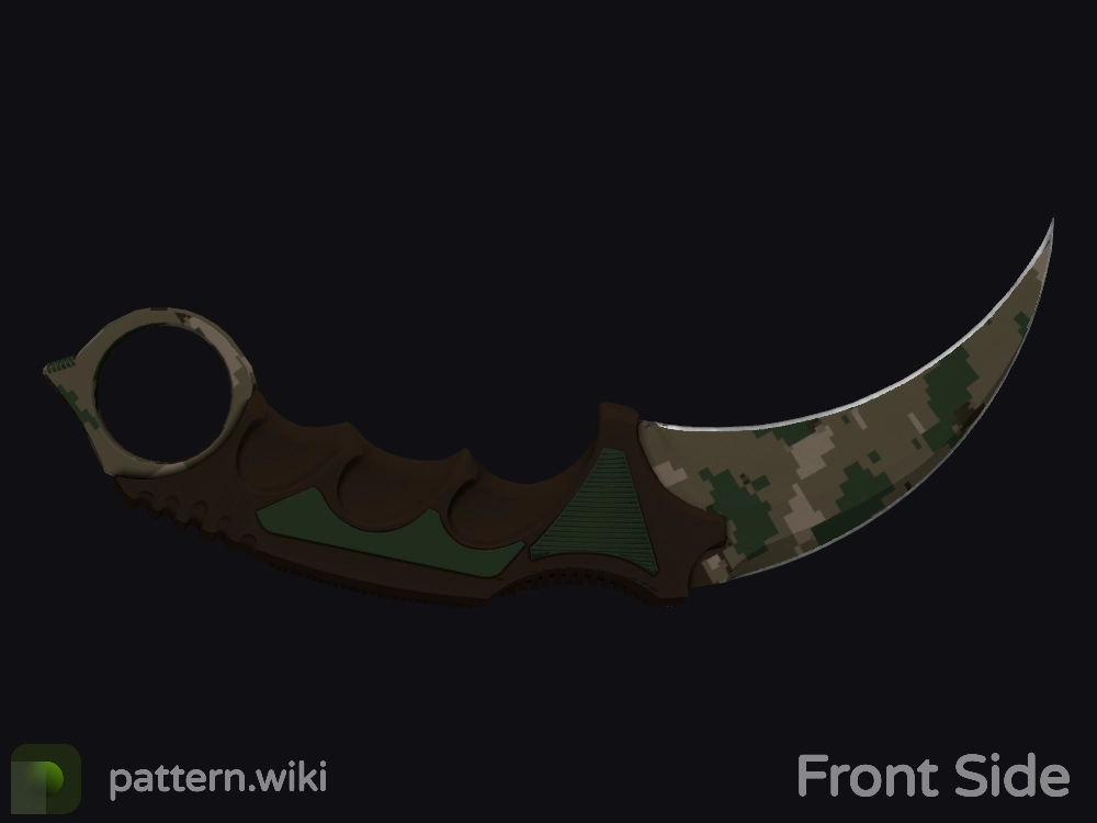 Karambit Forest DDPAT seed 671