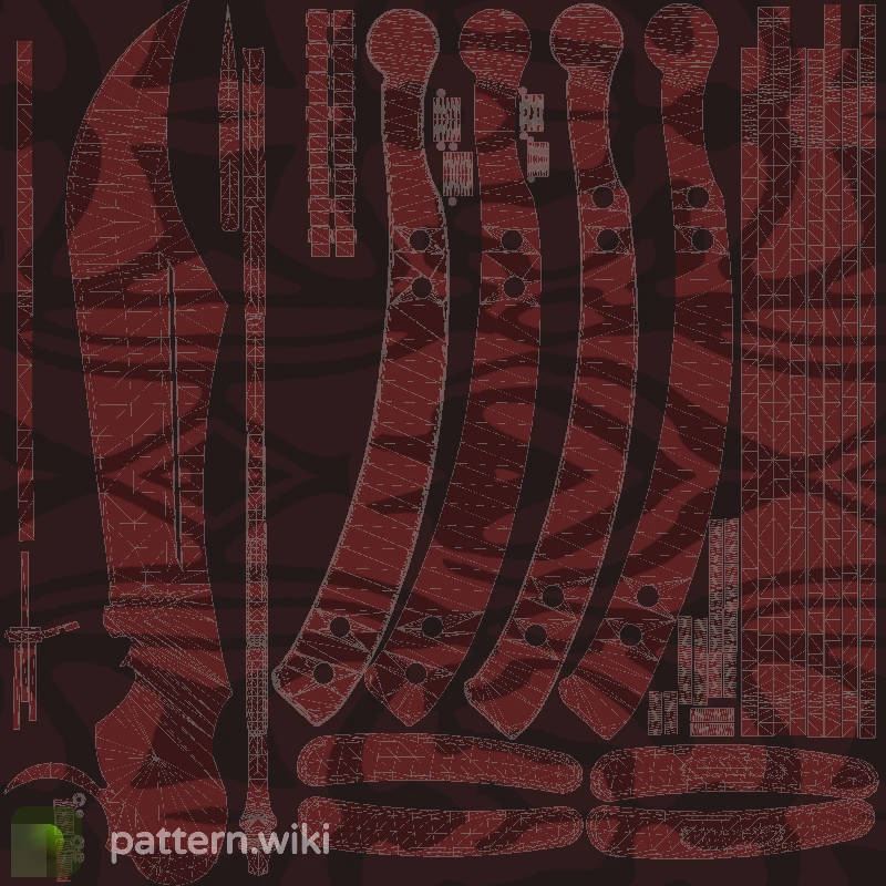 Butterfly Knife Slaughter seed 758 pattern template