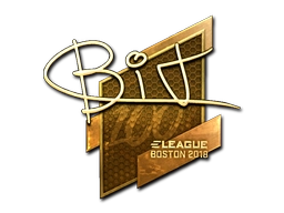 Sticker BIT (Gold) | Boston 2018 preview