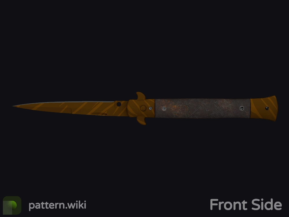 Stiletto Knife Tiger Tooth seed 402