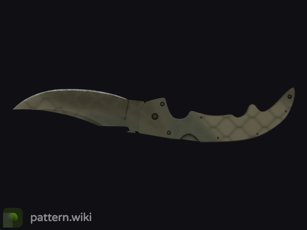 Falchion Knife Safari Mesh seed 123