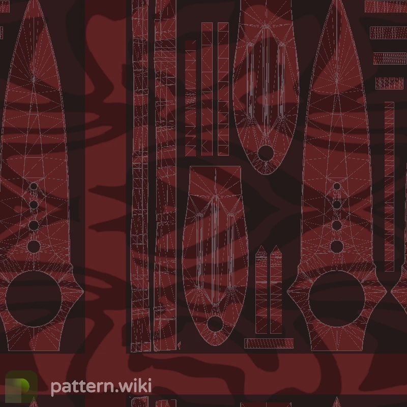 Skeleton Knife Slaughter seed 714 pattern template