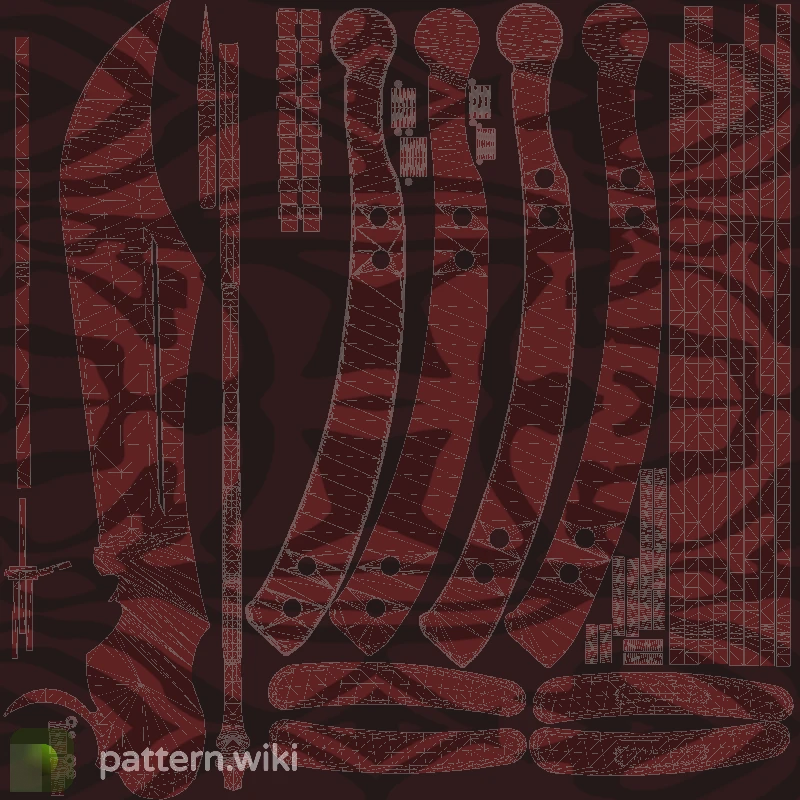 Butterfly Knife Slaughter seed 233 pattern template