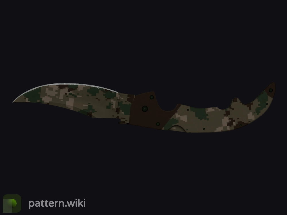 Falchion Knife Forest DDPAT seed 221