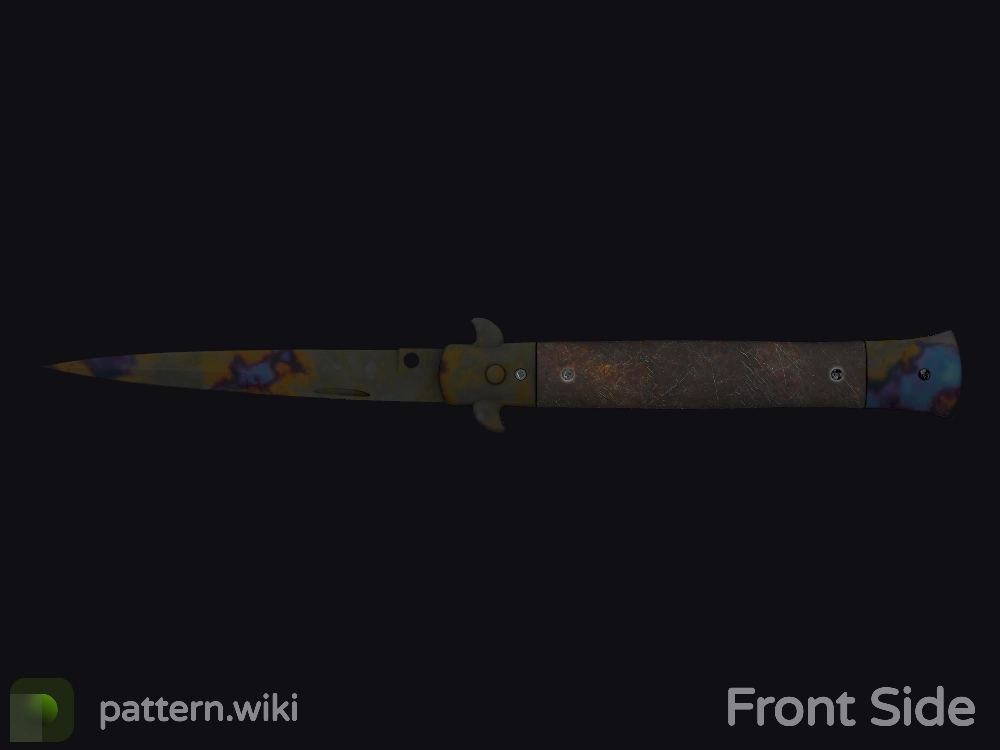 Stiletto Knife Case Hardened seed 748