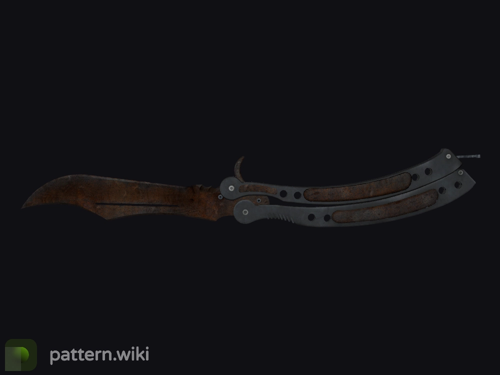 Butterfly Knife Rust Coat seed 139