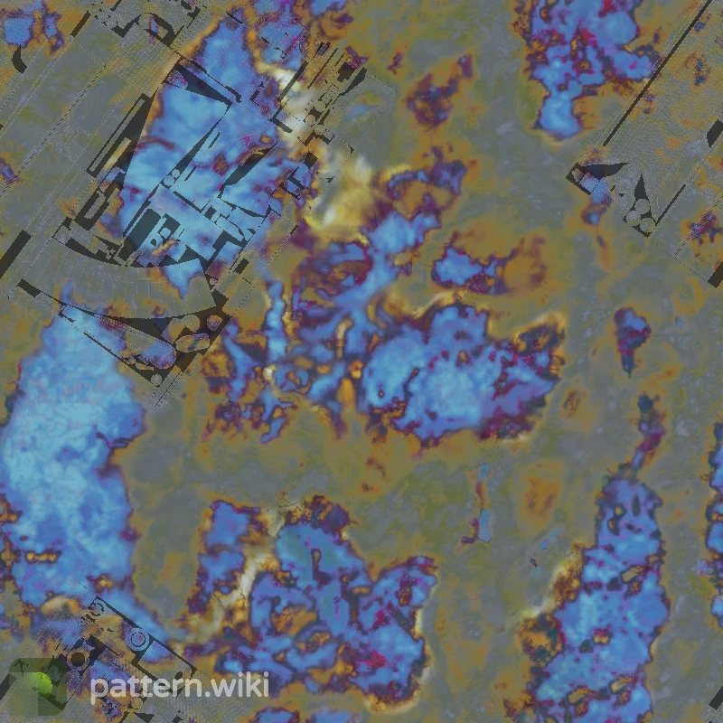 AK-47 Case Hardened seed 195 pattern template