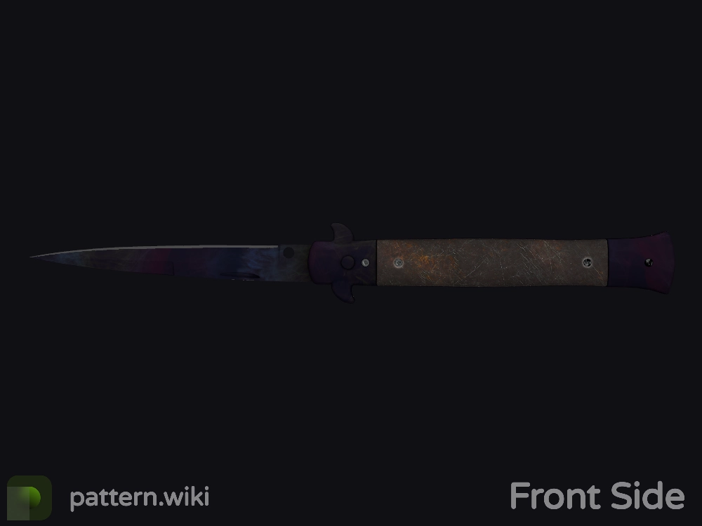 Stiletto Knife Doppler seed 821