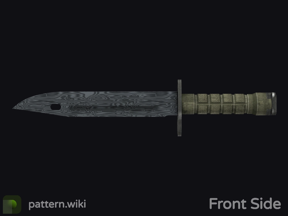 Bayonet Damascus Steel seed 654