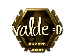 Sticker v4lde (Gold) | London 2018 preview