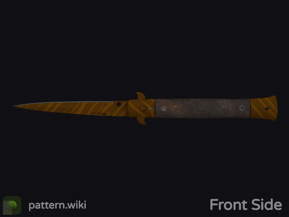 Stiletto Knife Tiger Tooth seed 478